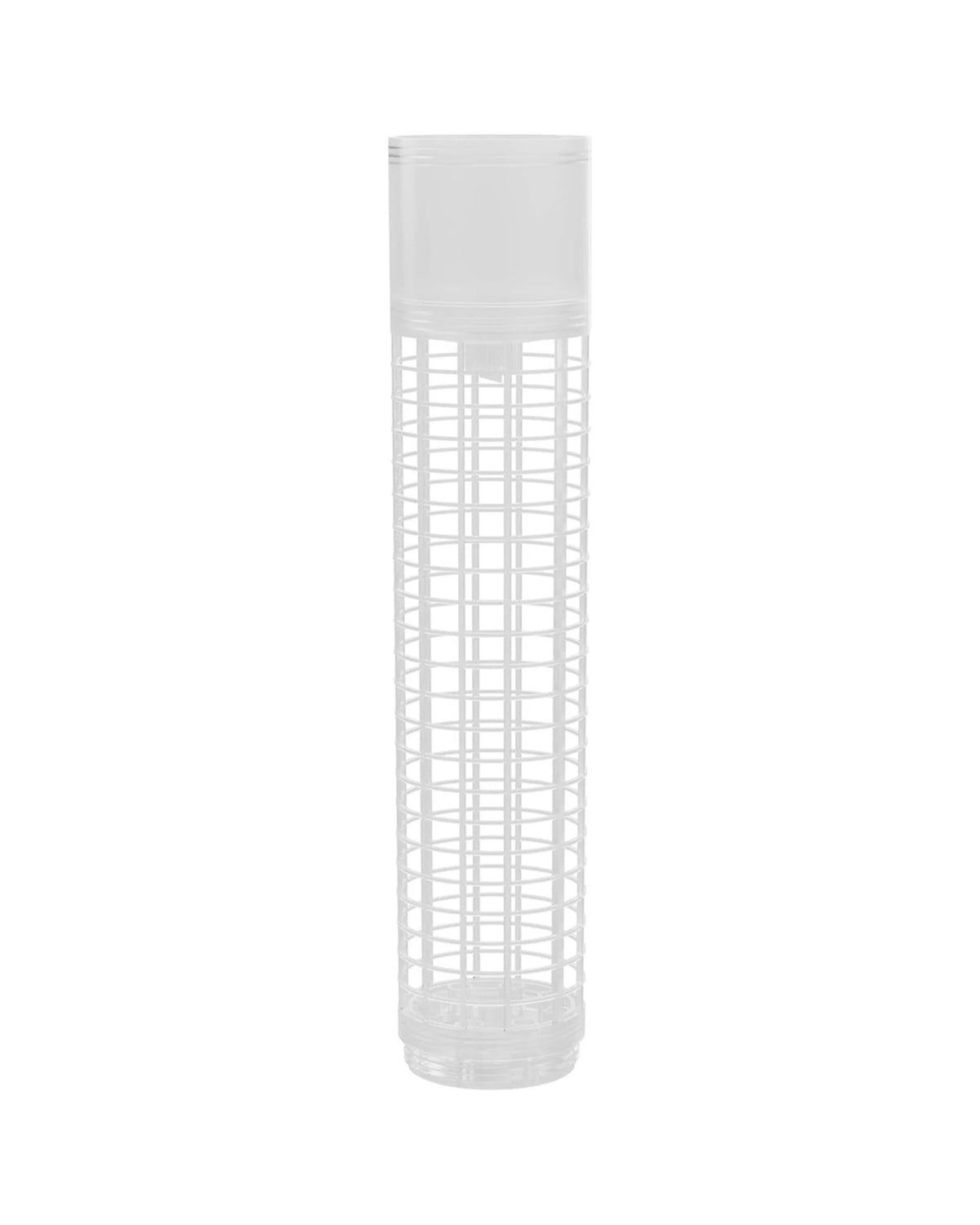 Self-watering moss pole, 7.9 in (20 cm) mesh with the water cup on top, on white